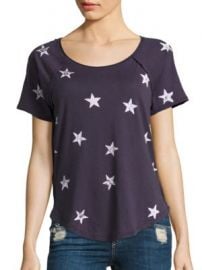 WornOnTV: Daphne’s blue star print tee on Nashville | Maisy Stella ...