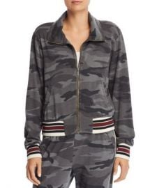 Splendid Camo Zip-Front Sweatshirt - 100  Exclusive  Women - Bloomingdale s at Bloomingdales