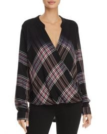 Splendid Hyperion Dip-Dye Plaid Top Women - Bloomingdale s at Bloomingdales