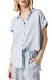 Splendid Kathryn Frayed Denim Shirt at Nordstrom