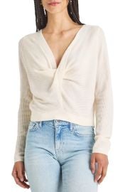 Splendid Leah Twist Front Sweater at Nordstrom