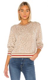 Splendid Leo Reversible Pullover in Camel  Heather Oatmeal  amp  True Red Stripe from Revolve com at Revolve