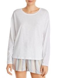 Splendid Long-Sleeve Stitched Pajama Top Women - Bloomingdale s at Bloomingdales