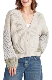 Splendid Margo Mixed Stitch Cardigan at Nordstrom