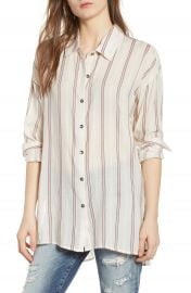 Splendid Stripe Woven Shirt at Nordstrom