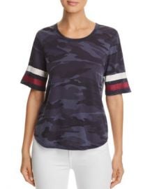 Splendid Striped-Sleeve Camo Tee - 100  Exclusive  Women - Bloomingdale s at Bloomingdales