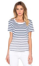 Splendid Sunfaded Stripe Jersey Tee in Navy from Revolve com at Revolve