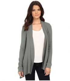 Splendid Thermal Cardigan Aluminum at Zappos