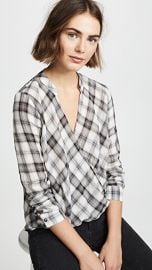 Splendid Willow Plaid Blouse at Shopbop