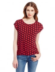 Splendid Windowpane Tee at Amazon