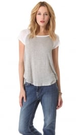 Splendid drapey lux baseball tee at Shopbop at Shopbop