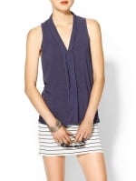 Splendid sleeveless shirting top at Piperlime