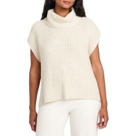 Splendid x Cella Jane Cowl Neck Short Sleeve Turtleneck Sweater at Nordstrom