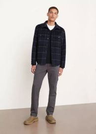 Splitable Wool Shirt Jacket in Jackets at Vince