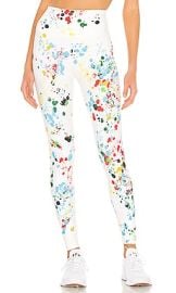 Splits59 Ava High Waist Techflex 78 Legging In Off White Splatter at Revolve