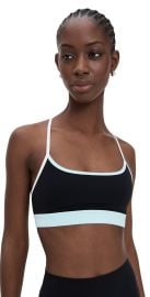 Splits59 Emerson Airweight Bra Black/Ice XS at Shopbop