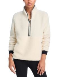 Splits59 Libby Sherpa Half Zip Top Bloomingdales at Bloomingdales