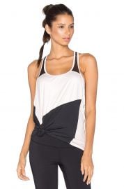 Splits59 Shira Tank in Black  amp  Blush at Revolve