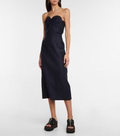 Sportmax - Flipper virgin wool midi dress at Mytheresa