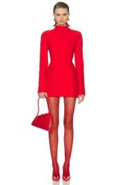 Sportmax Tefrite Dress in Red FWRD at FWRD