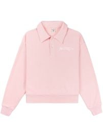 Sporty amp Rich Rizzoli Cropped Cotton Sweatshirt Pink ID at Farfetch