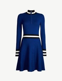 Sporty high-neck knitted dress at Selfridges