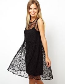 Spot Smock Dress at Asos