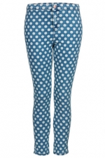 Spot print jeans by Topshop at Topshop