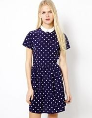 Spotty Tappy Dress by River Island at Asos