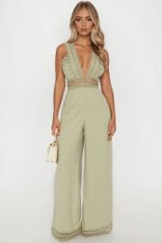 Spread Your Wings Jumpsuit - Sage | Fashion Nova at Fashion Nova