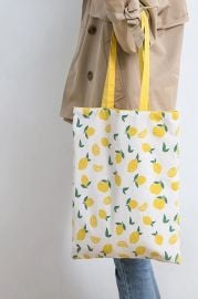 Spring Park at Walmart Lemon Print Tote Bag at Walmart