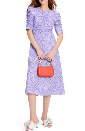 Spring Time Dot Ruched Dress Kate Spade New York at Kate Spade