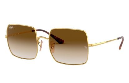 Square 1971 Classic Sunglasses in Gold and Light Brown - RB1971 Ray-Ban US at Ray-Ban