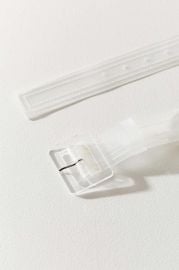 Square Clear Belt by Urban Outfitters at Urban Outfitters