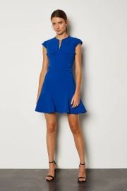 Square D Ring A Line Dress at Karen Millen