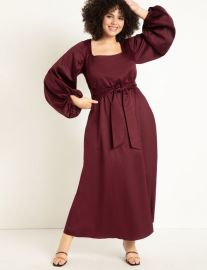 Square Neck Maxi With Full Sleeve by Eloquii at Eloquii