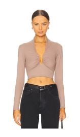 Square Wire Long Sleeve Top at Revolve