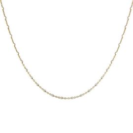 Squared Sparkle Chain Necklace at Peggy Li