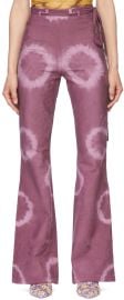 Ssense Exclusive Purple Trousers at ssense