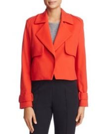 St  Emile Solveig Cropped Trench Jacket at Bloomingdales