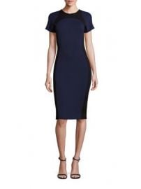 St  John - Sculpture Knit Colorblock Dress at Saks Fifth Avenue