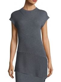 St  John - Wool Asymmetric Sweater at Saks Fifth Avenue