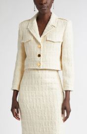 St. John Collection Avery Tweed Crop Jacket at Nordstrom