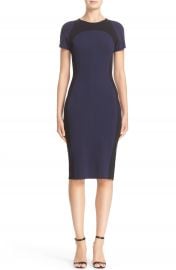 St  John Collection Colorblock Sculpture Knit Dress at Nordstrom