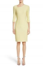 St  John Collection Hannah Knit Asymmetrical Sheath Dress at Nordstrom