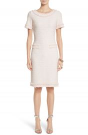 St  John Collection Lais Metallic Tweed Sheath Dress   Nordstrom at Nordstrom