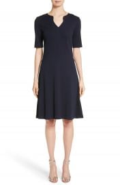 St  John Collection Milano Knit A-Line Dress at Nordstrom