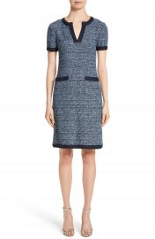 St  John Collection Short Sleeve Knit Dress at Nordstrom