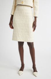 St. John Collection Skyler Tweed Skirt at Nordstrom
