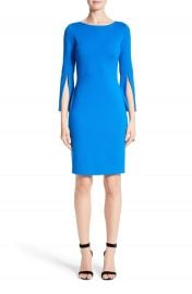 St  John Collection Split Sleeve Milano Knit Dress at Nordstrom